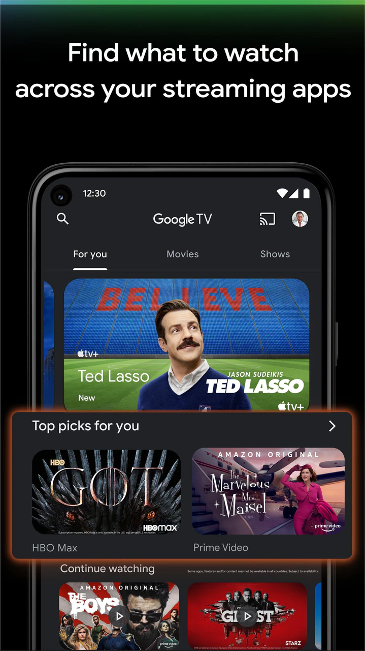 Android icin Google TV MOD APK v4.36.1.50i indirin